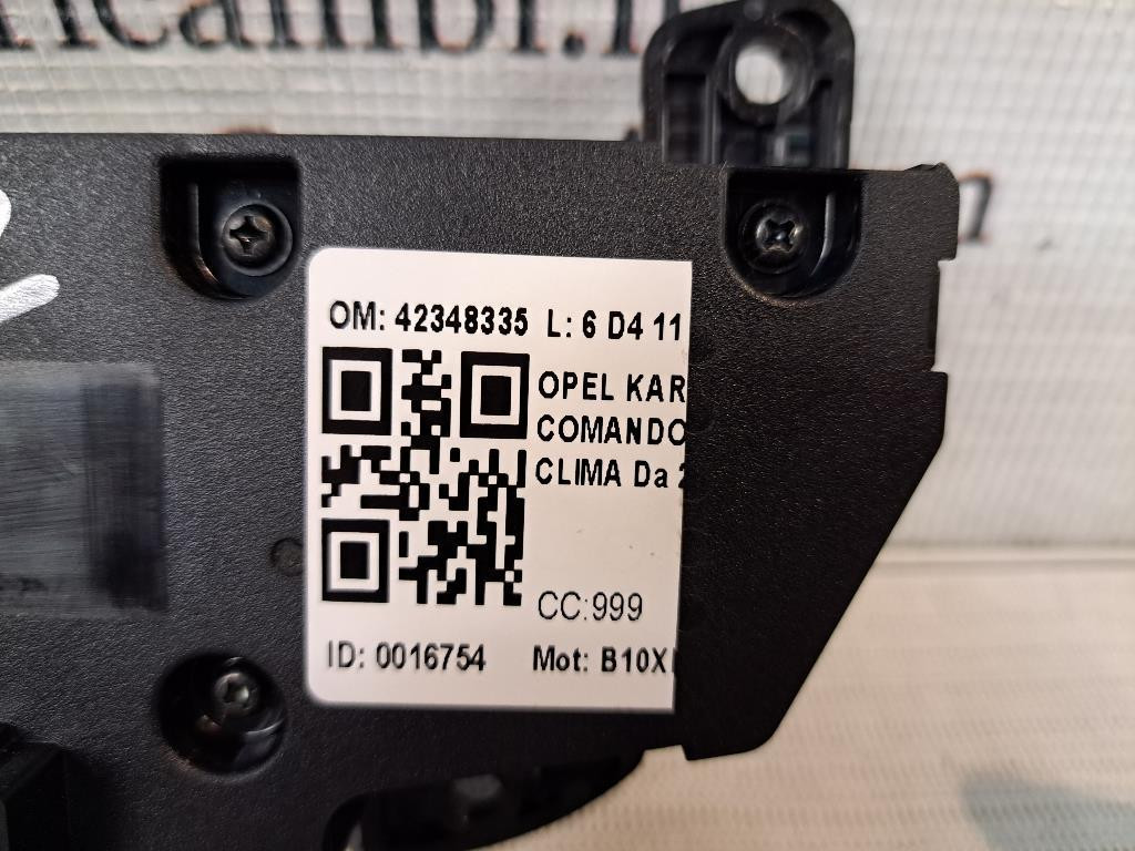 Comandi Clima OPEL Karl Serie