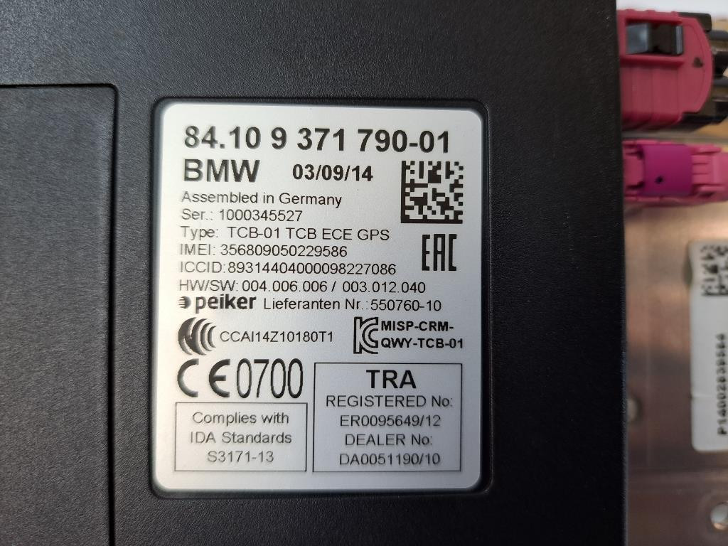 Centralina bluetooth telefono BMW Serie 1 F20 (11>19)