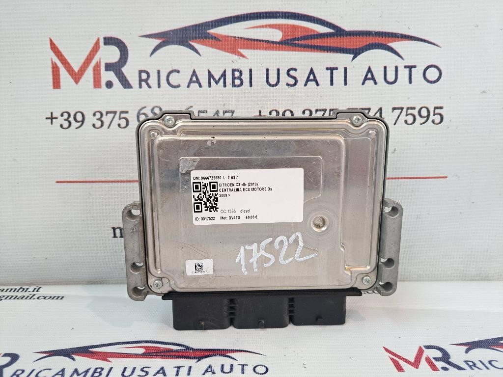 Centralina ECU CITROEN C3 Serie (09>15)