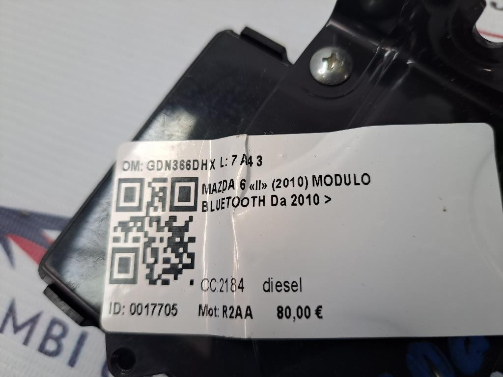 Centralina bluetooth telefono MAZDA 6 Berlina 2° Serie