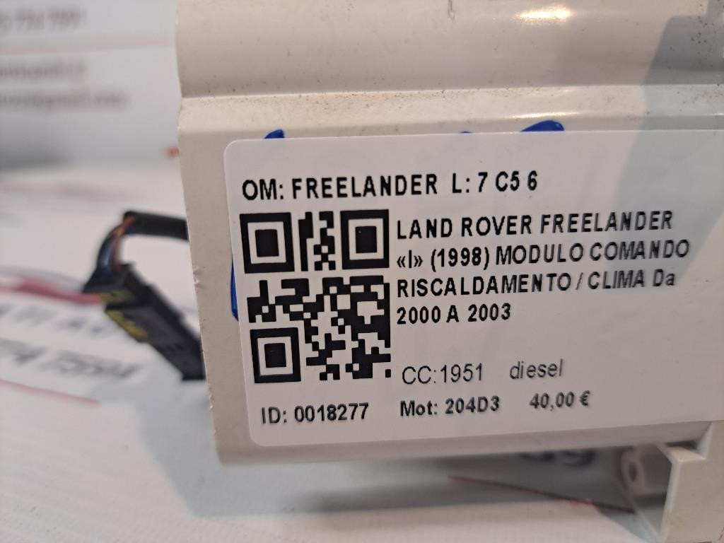Comandi Clima LAND ROVER Freelander 3° Serie