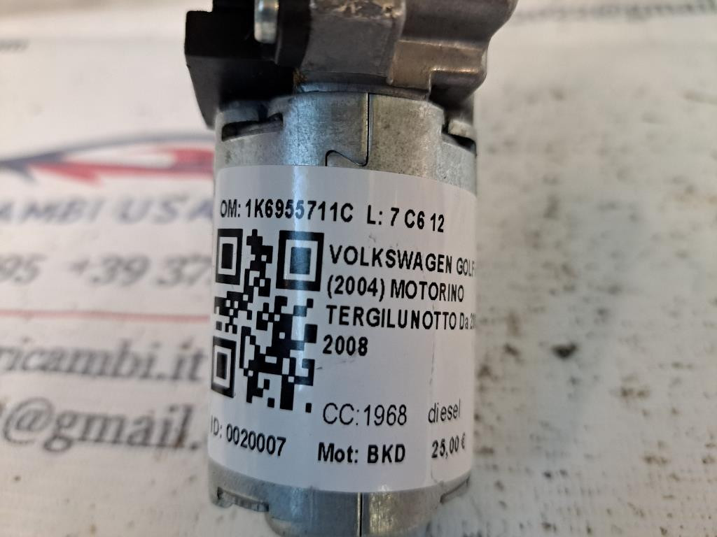 Motorino Tergilunotto posteriore VOLKSWAGEN Golf 5 Berlina (03>08)