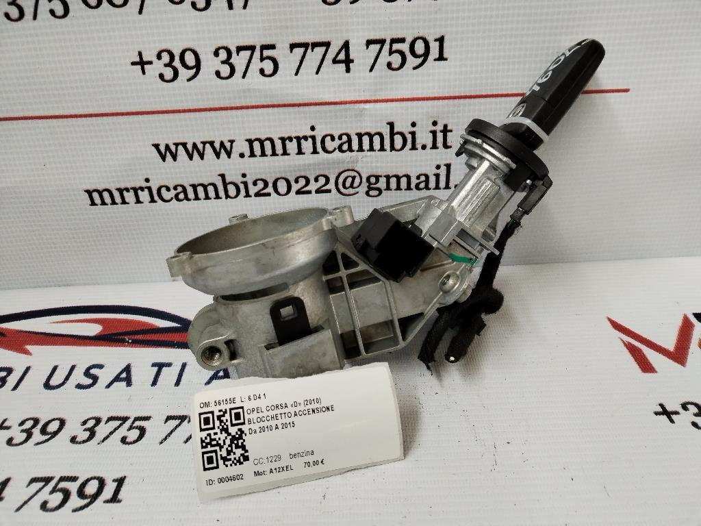 Blocchetto Accensione OPEL Corsa D 3P 2° Serie