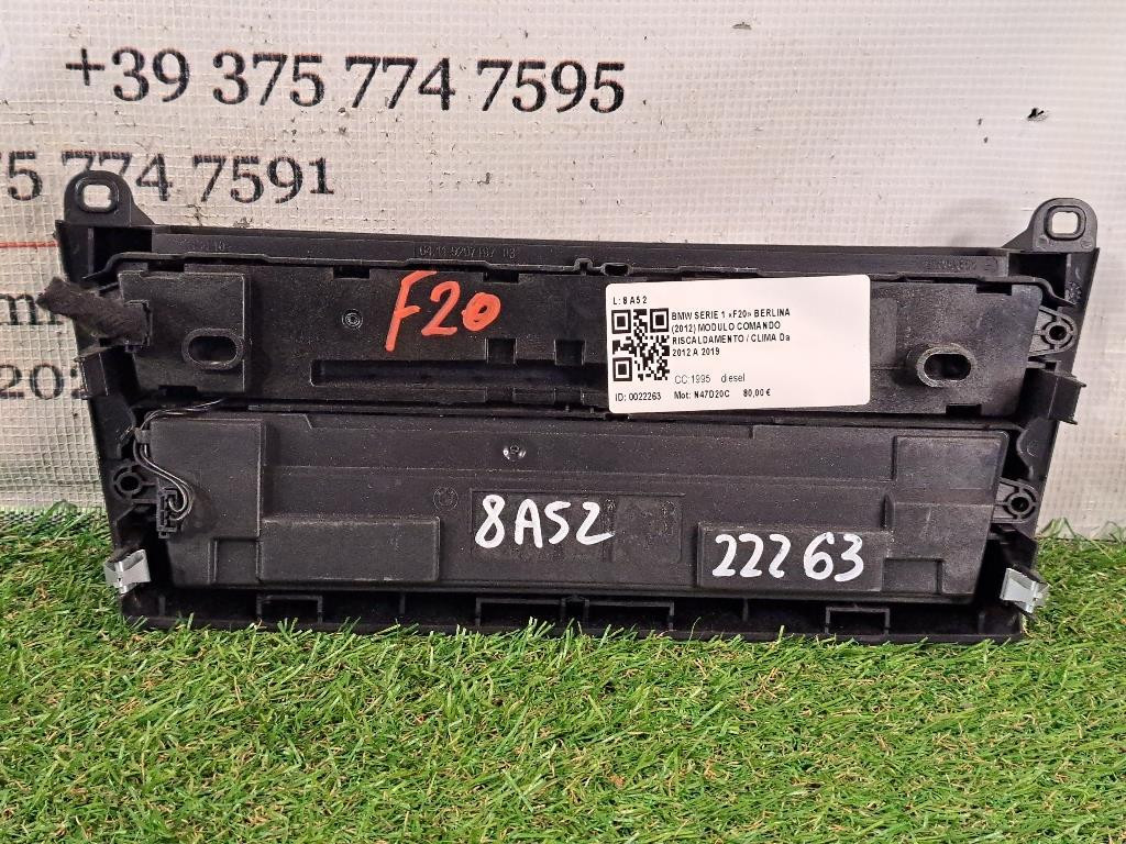 Comandi Clima BMW Serie 1 F20 (11>19)