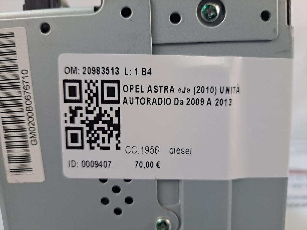 Autoradio OPEL Astra J