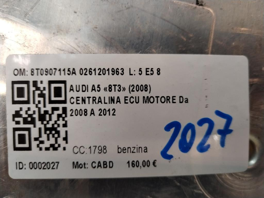 Centralina motore AUDI A5 Berlina Serie (8T3) (07>)