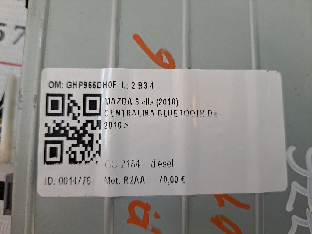 Centralina bluetooth telefono MAZDA 6 Serie (12>)