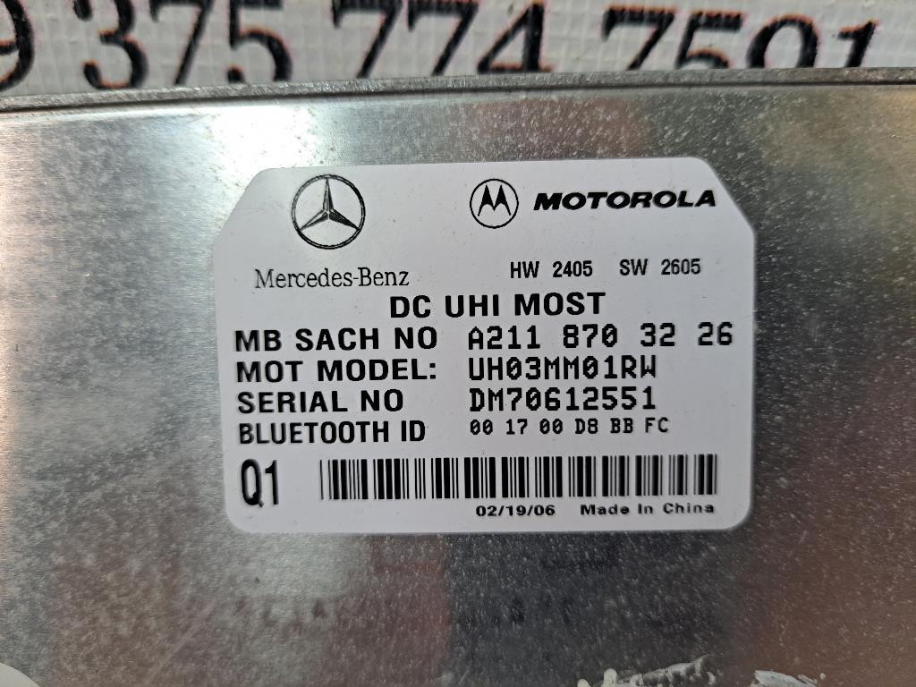 Centralina bluetooth telefono MERCEDES ML W164 3° Serie
