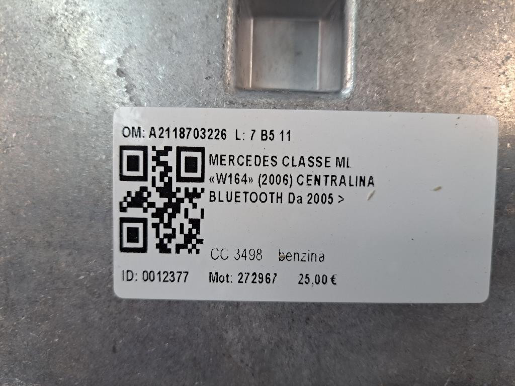 Centralina bluetooth telefono MERCEDES ML W164 3° Serie