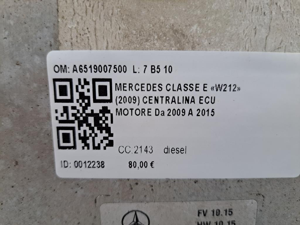 Centralina motore MERCEDES Classe E Berlina W212