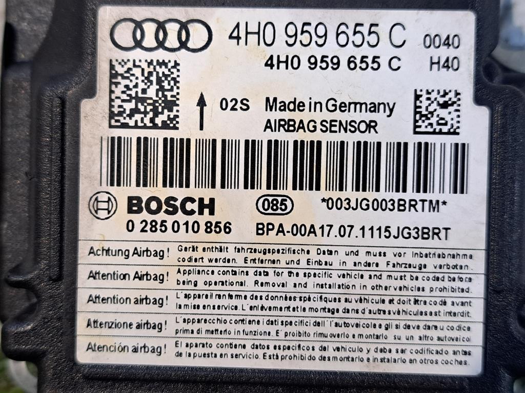 Centralina Airbag AUDI A6 Allroad Serie C7 (4GH) (12>)