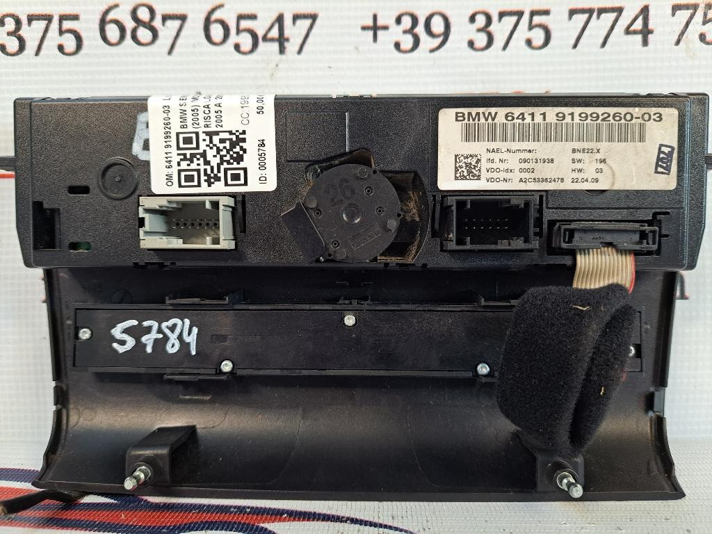 Comandi Clima BMW Serie 1 Cabrio (E88)
