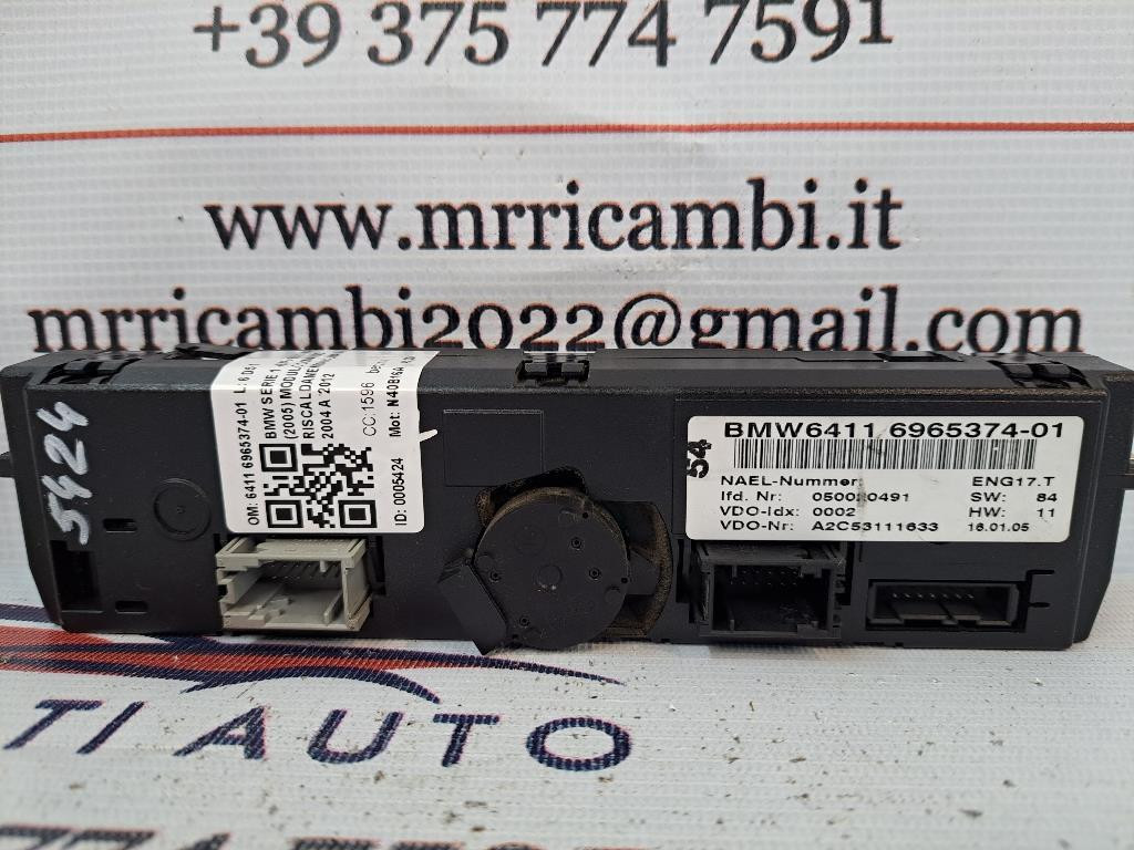 Comandi Clima BMW Serie 1 Serie (E87) (07>)
