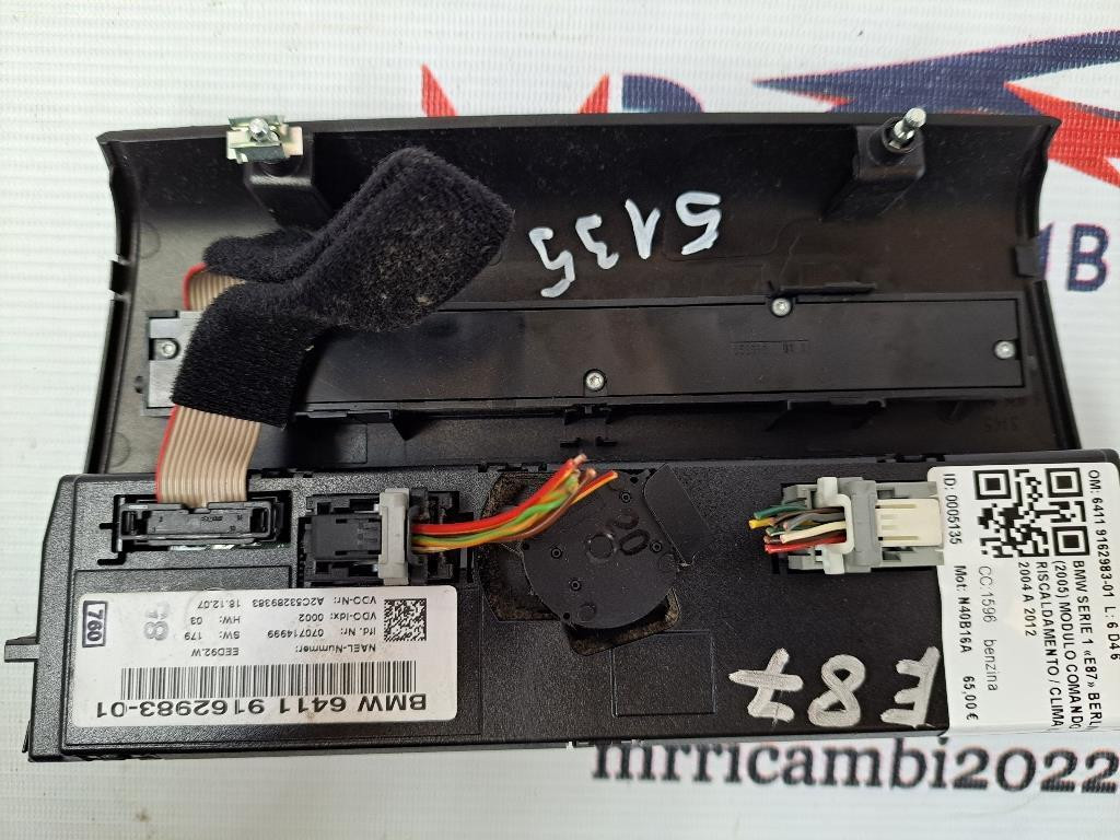 Comandi Clima BMW Serie 1 Serie (E87) (04>07)