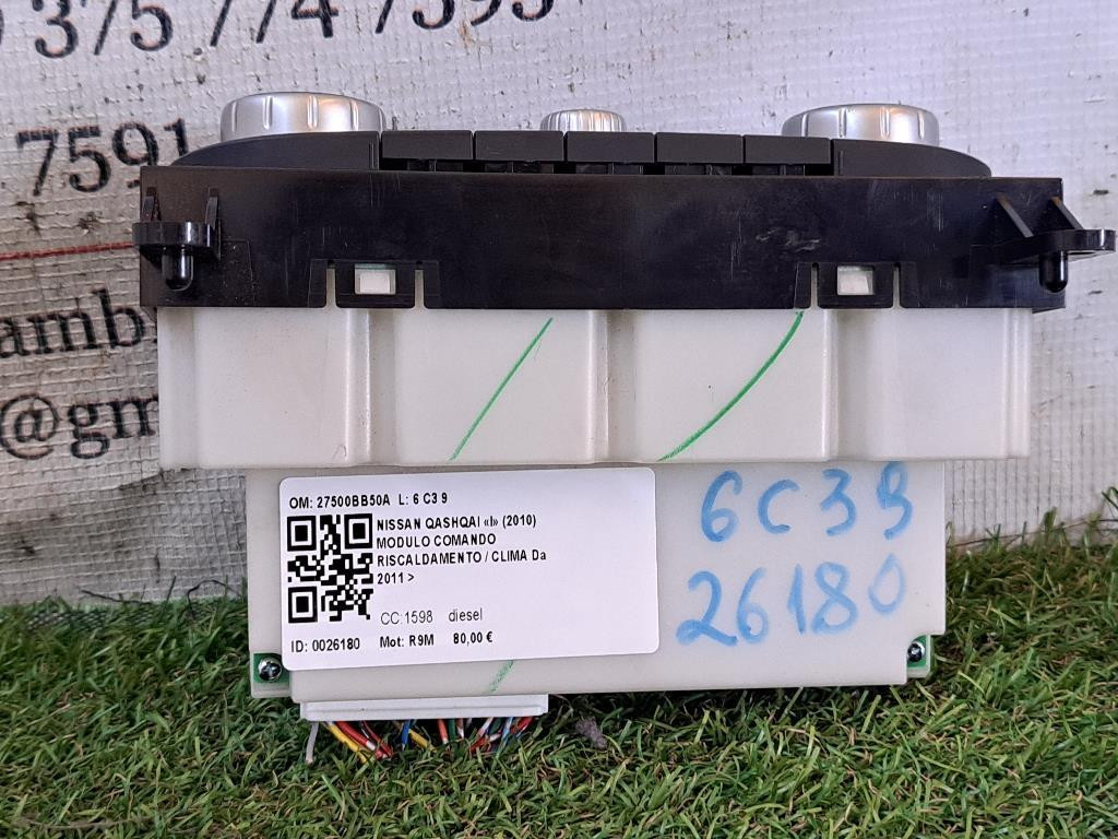 Comandi Clima NISSAN Qashqai 2° Serie