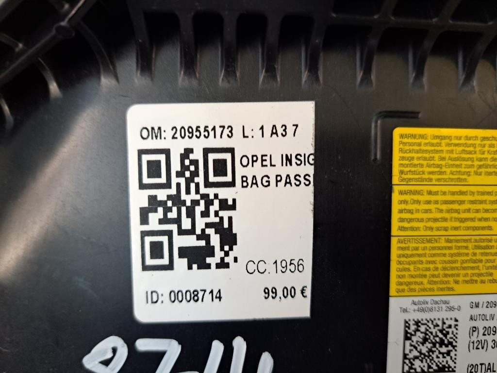 Airbag Passeggero OPEL Insignia Berlina
