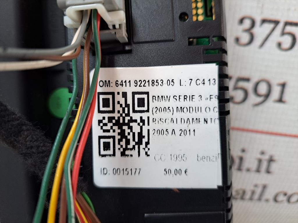 Comandi Clima BMW Serie 3 E90 Berlina 2° Serie