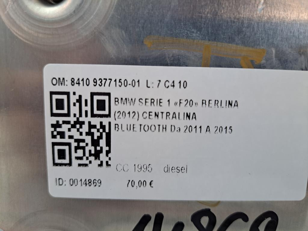 Centralina bluetooth telefono BMW Serie 1 F20 (11>19)