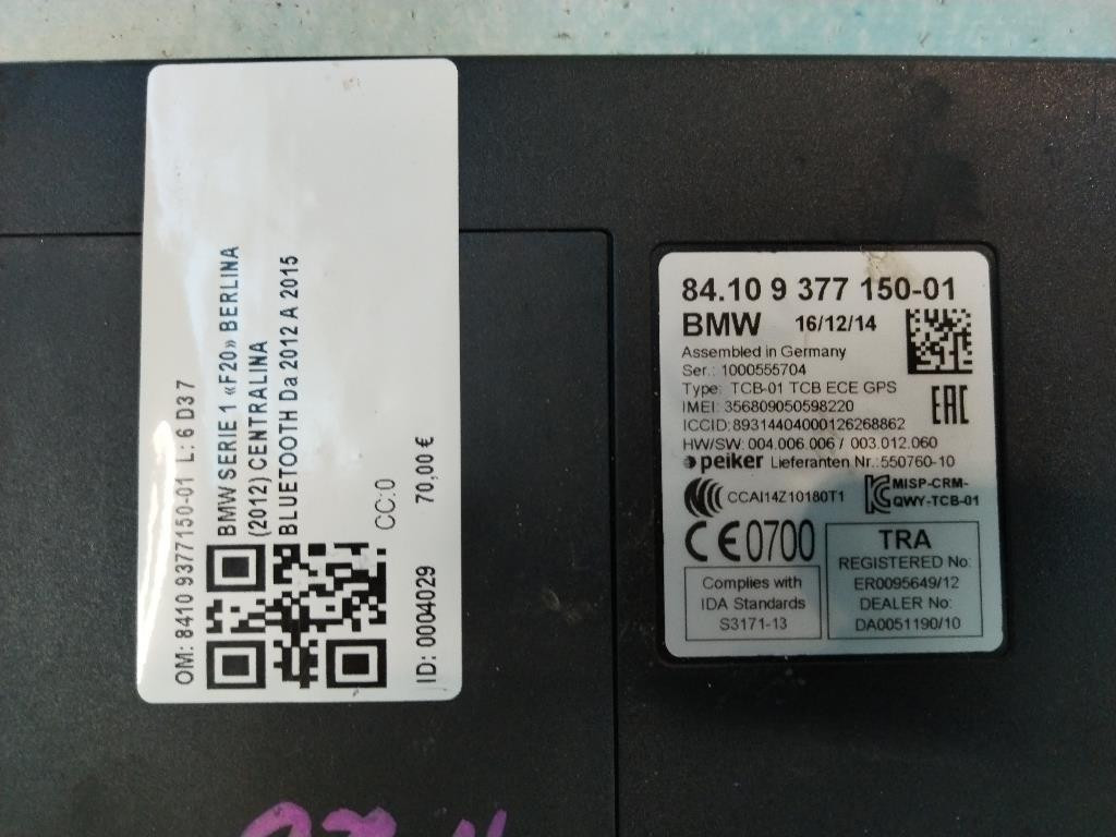 Centralina bluetooth telefono BMW Serie 1 F20 (11>19)