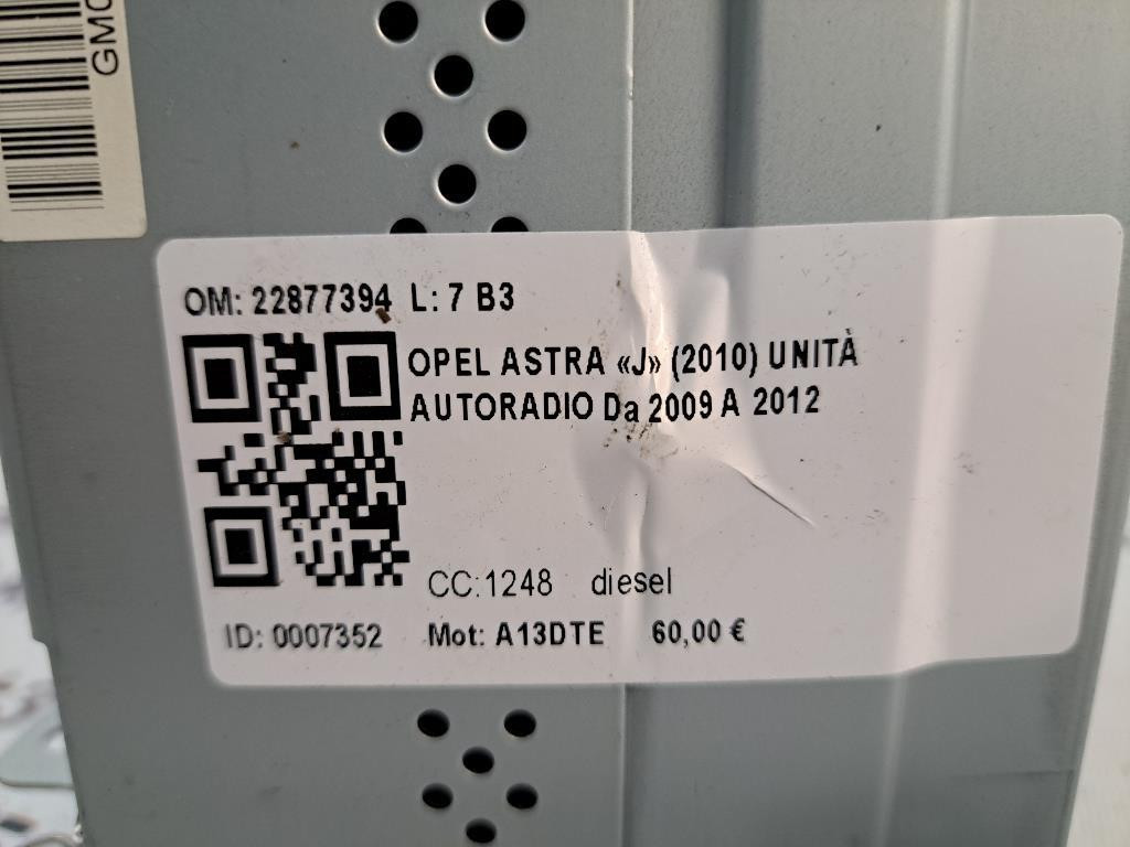 Autoradio OPEL Astra J