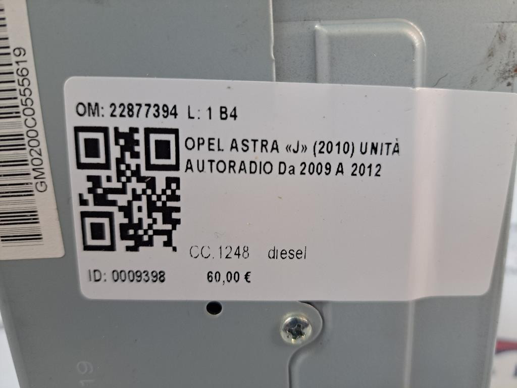 Autoradio OPEL Astra J