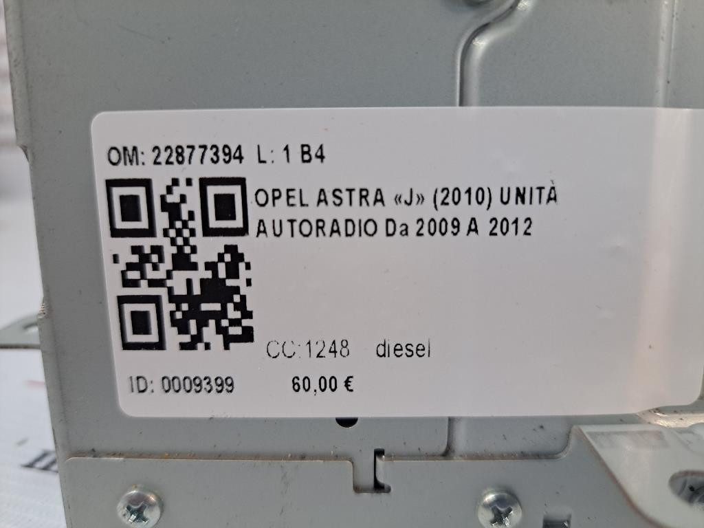 Autoradio OPEL Astra J