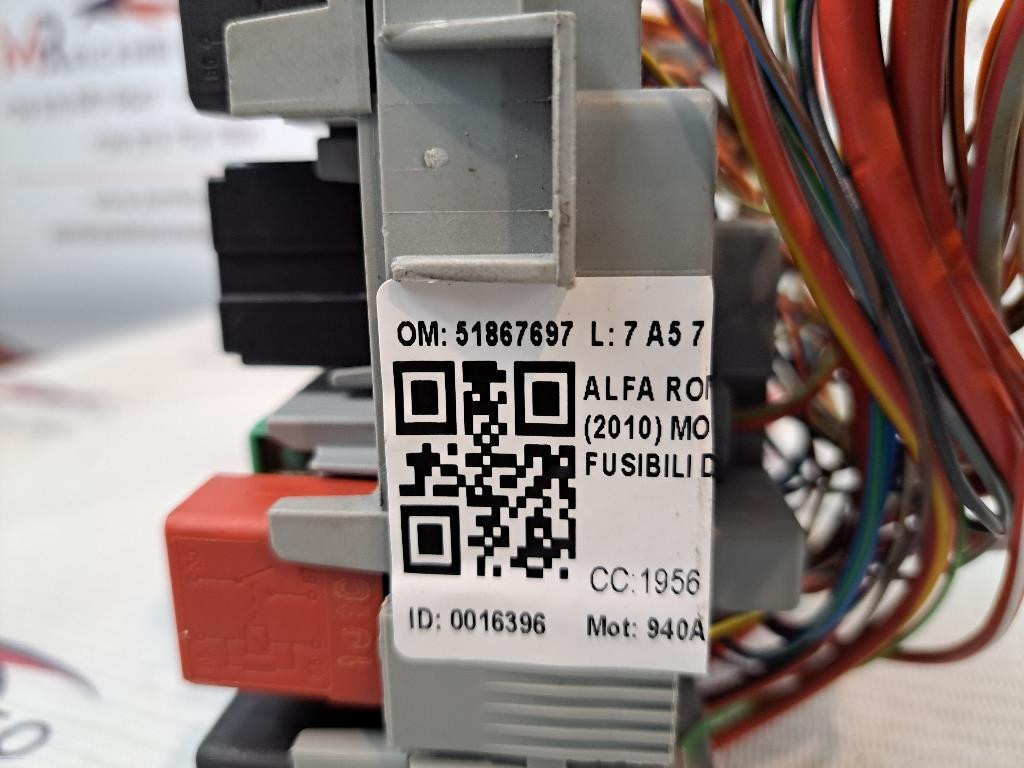 box contenitore porta fusibili ALFA ROMEO Giulietta Serie (940_) (10>13)