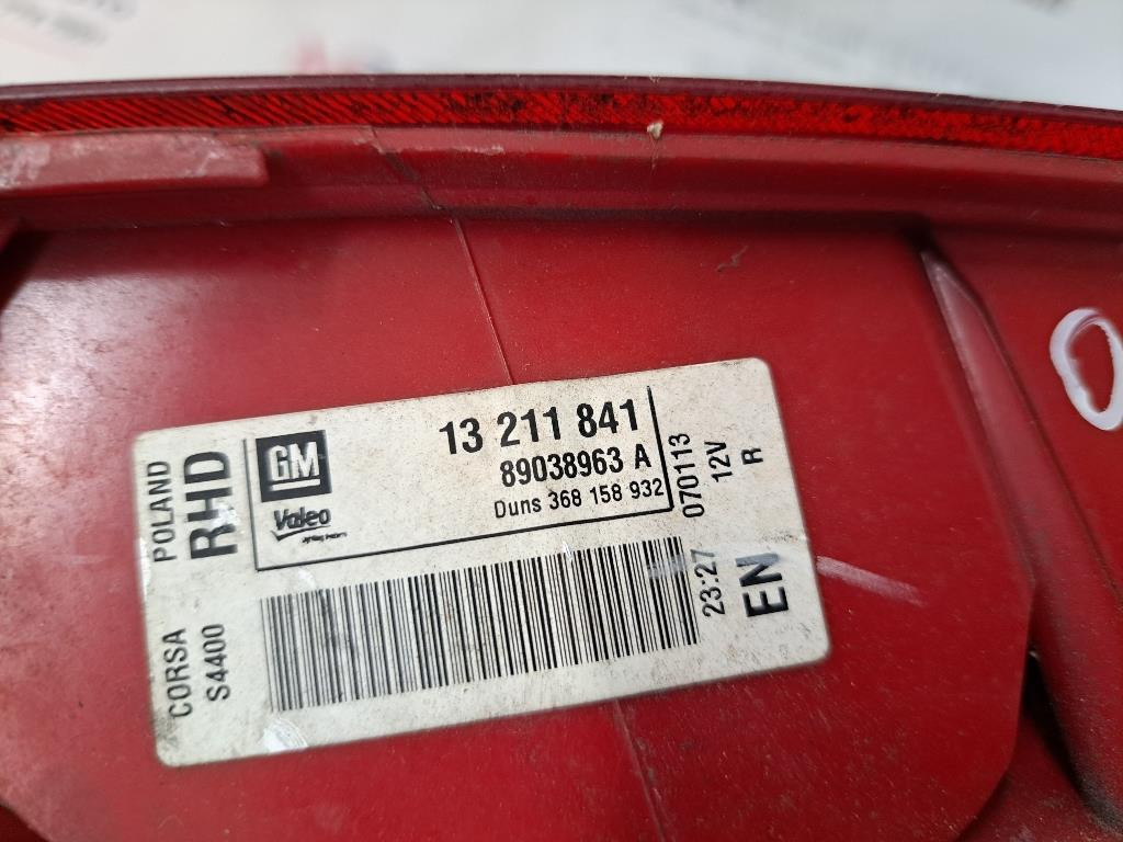 Stop fanale posteriore Destro OPEL Corsa D 3P 2° Serie