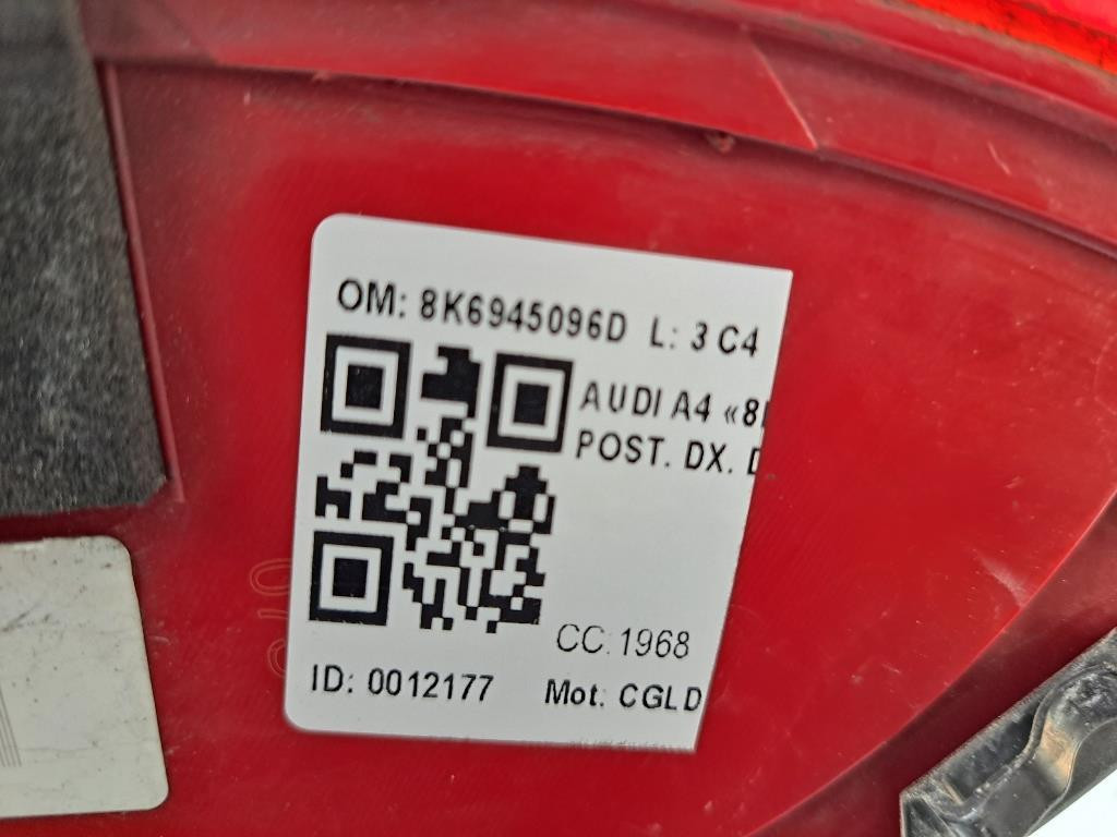 Stop fanale posteriore Destro AUDI A4 Berlina (11>14) 