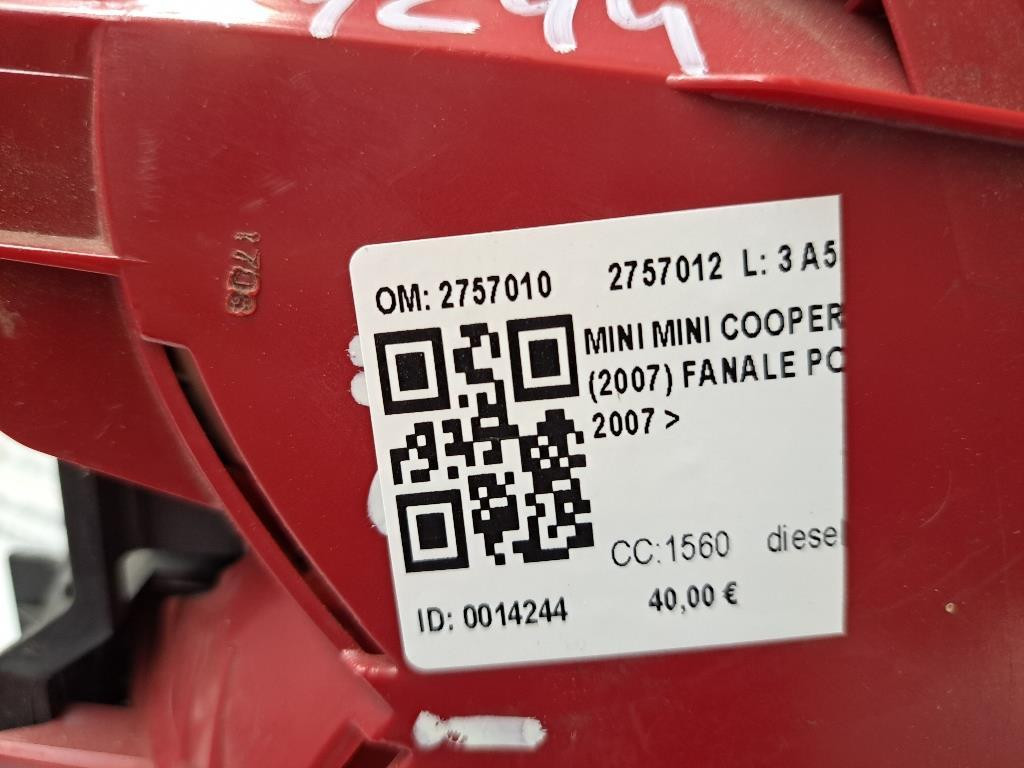 Stop fanale posteriore Destro MINI Cooper 2° Serie