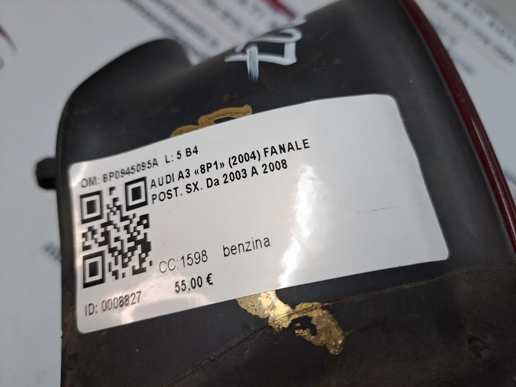Stop fanale Posteriore Sinistro AUDI A3 Serie (8P1) (05>08)
