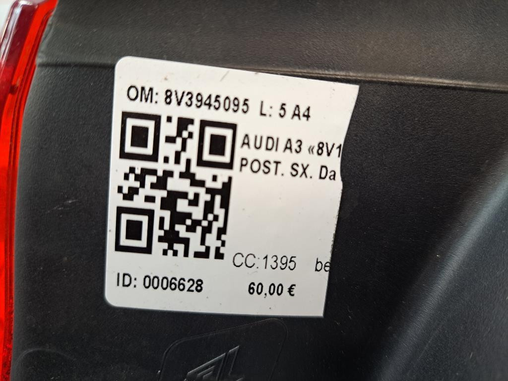 Stop fanale Posteriore Sinistro AUDI A3 Serie (8V1) (12>18)