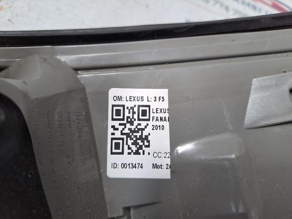 Stop fanale Posteriore Sinistro LEXUS IS Serie (350) (05>13)
