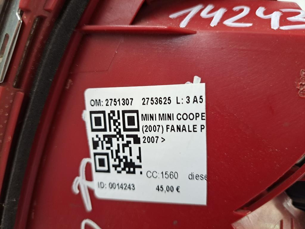 Stop fanale Posteriore Sinistro MINI Cooper 2° Serie