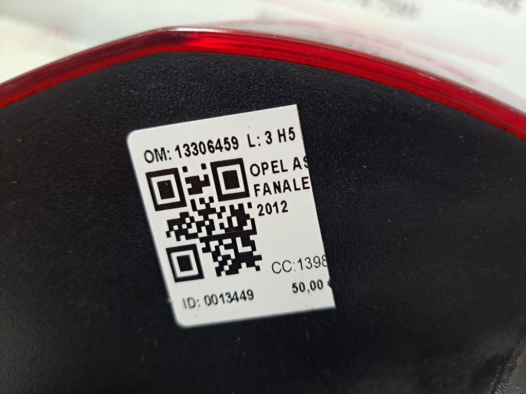 Stop fanale Posteriore Sinistro OPEL Astra J