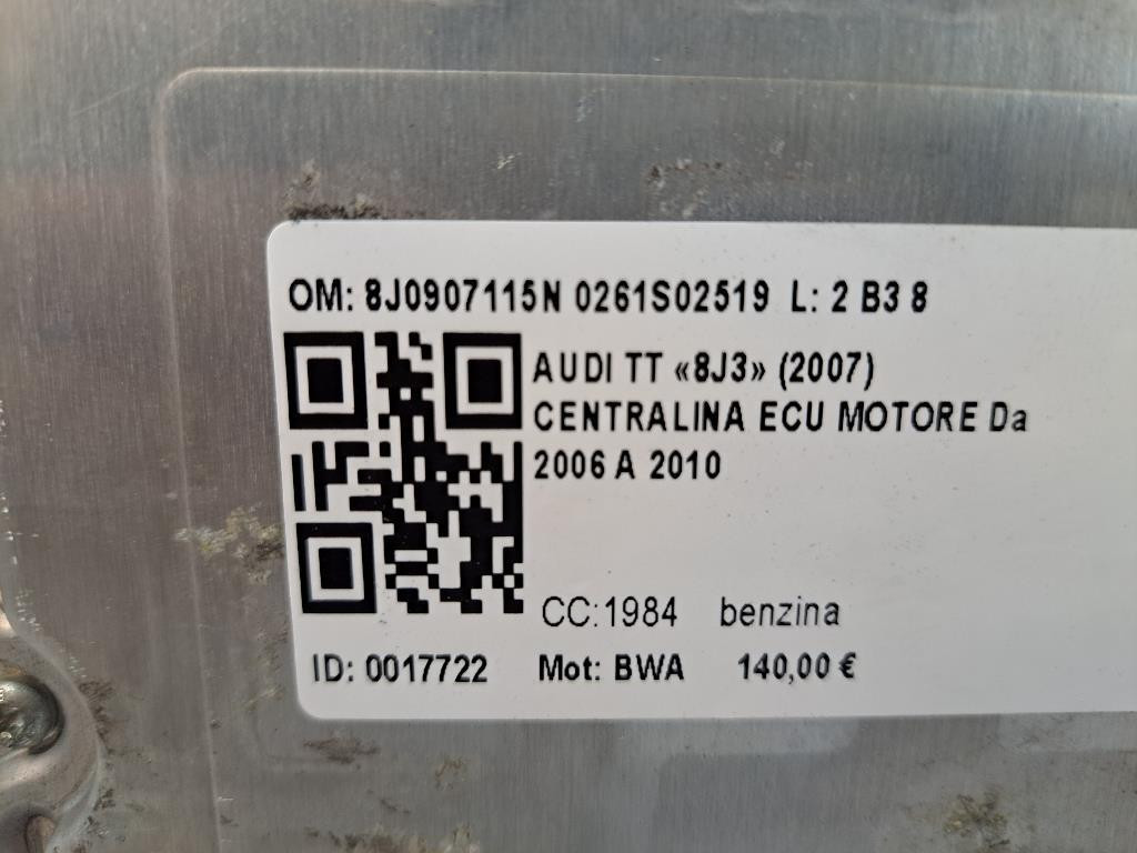 Centralina motore AUDI TT Serie (8J3) (06>14)