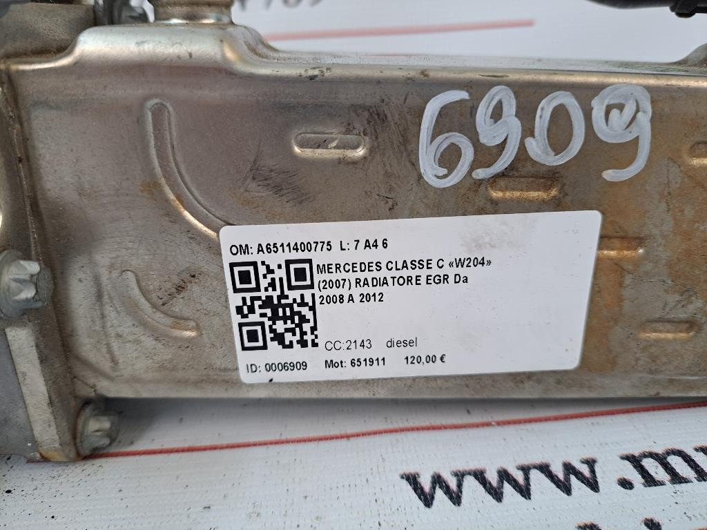 Scambiatore di calore MERCEDES Classe C Berlina W204