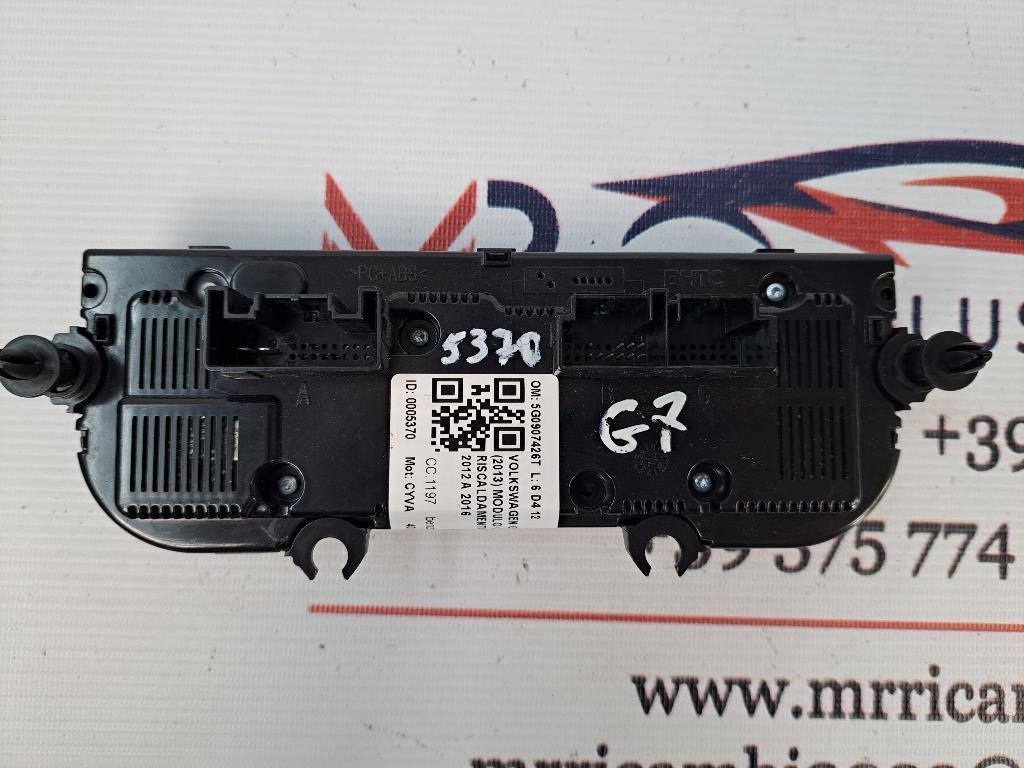 Comandi Clima VOLKSWAGEN Golf 7 Berlina (12>)