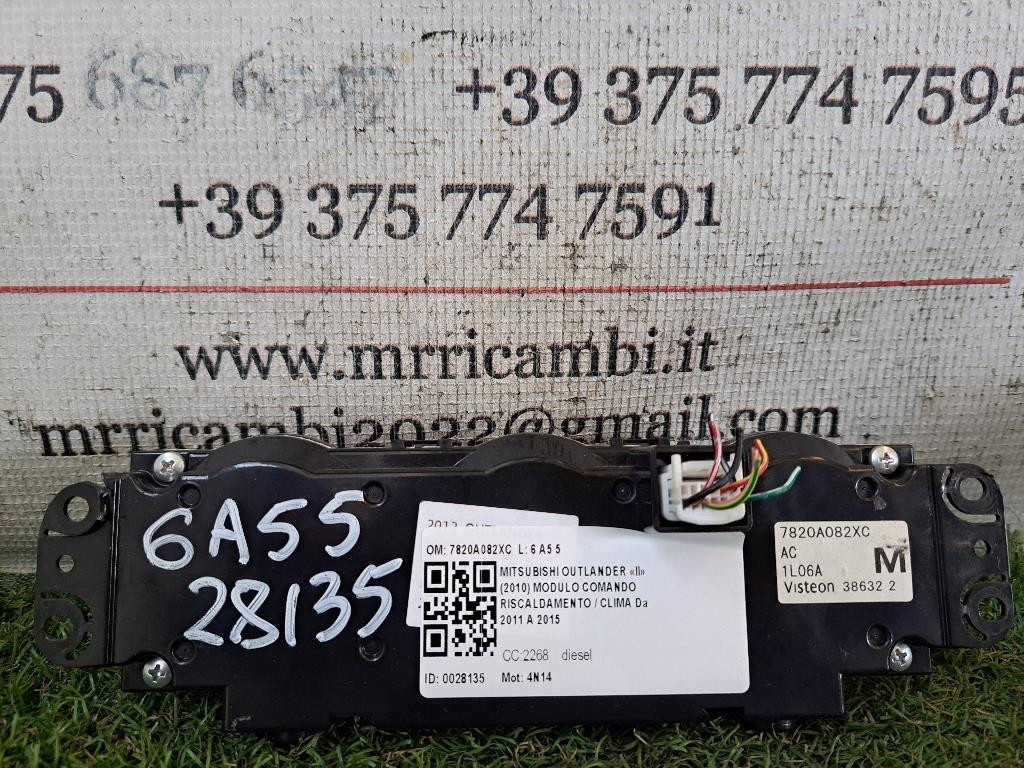Comandi Clima MITSUBISHI Outlander Serie (CW0) (09>12)