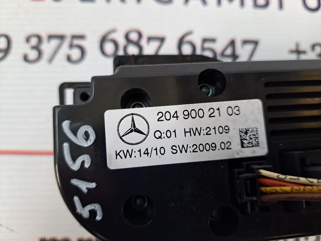 Comandi Clima MERCEDES Classe C Berlina W204