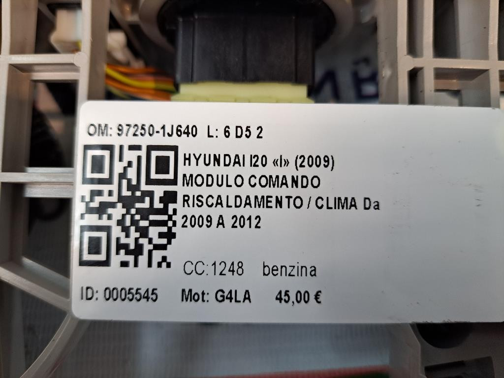 Comandi Clima HYUNDAI i20 1° Serie