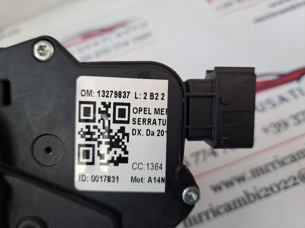 Serratura Posteriore destra OPEL Meriva 3° Serie