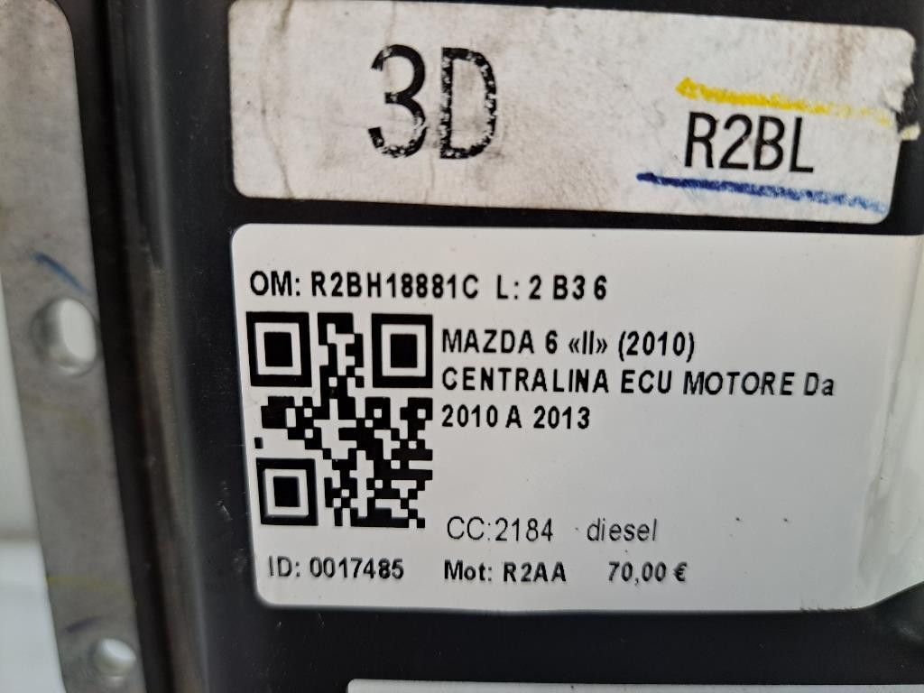 Centralina motore MAZDA 6 Serie (12>)