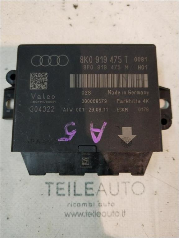 Centralina sensori di parcheggio AUDI A5 Berlina Serie (8T3) (07>)