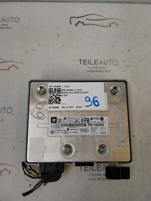 Centralina bluetooth telefono OPEL Astra J