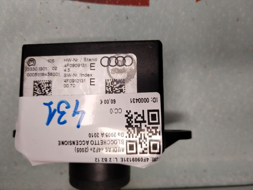 Blocchetto Accensione AUDI A6 Avant Serie C6 (4F5) (04>12)