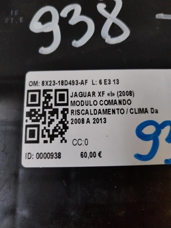 Comandi Clima JAGUAR XF Serie (08>11)