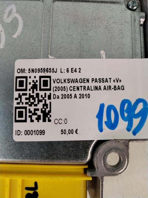 Centralina Airbag VOLKSWAGEN Passat Berlina 4° Serie