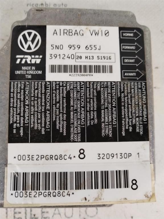 Centralina Airbag VOLKSWAGEN Passat Berlina 4° Serie