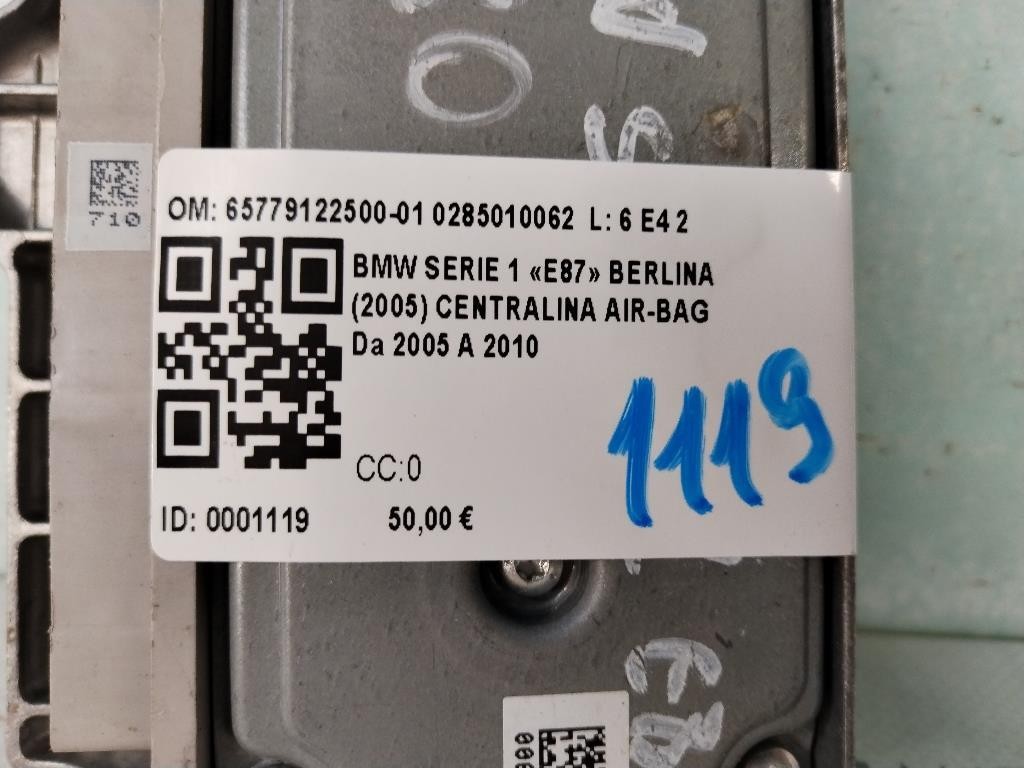 Centralina Airbag BMW Serie 1 Serie (E87) (04>07)